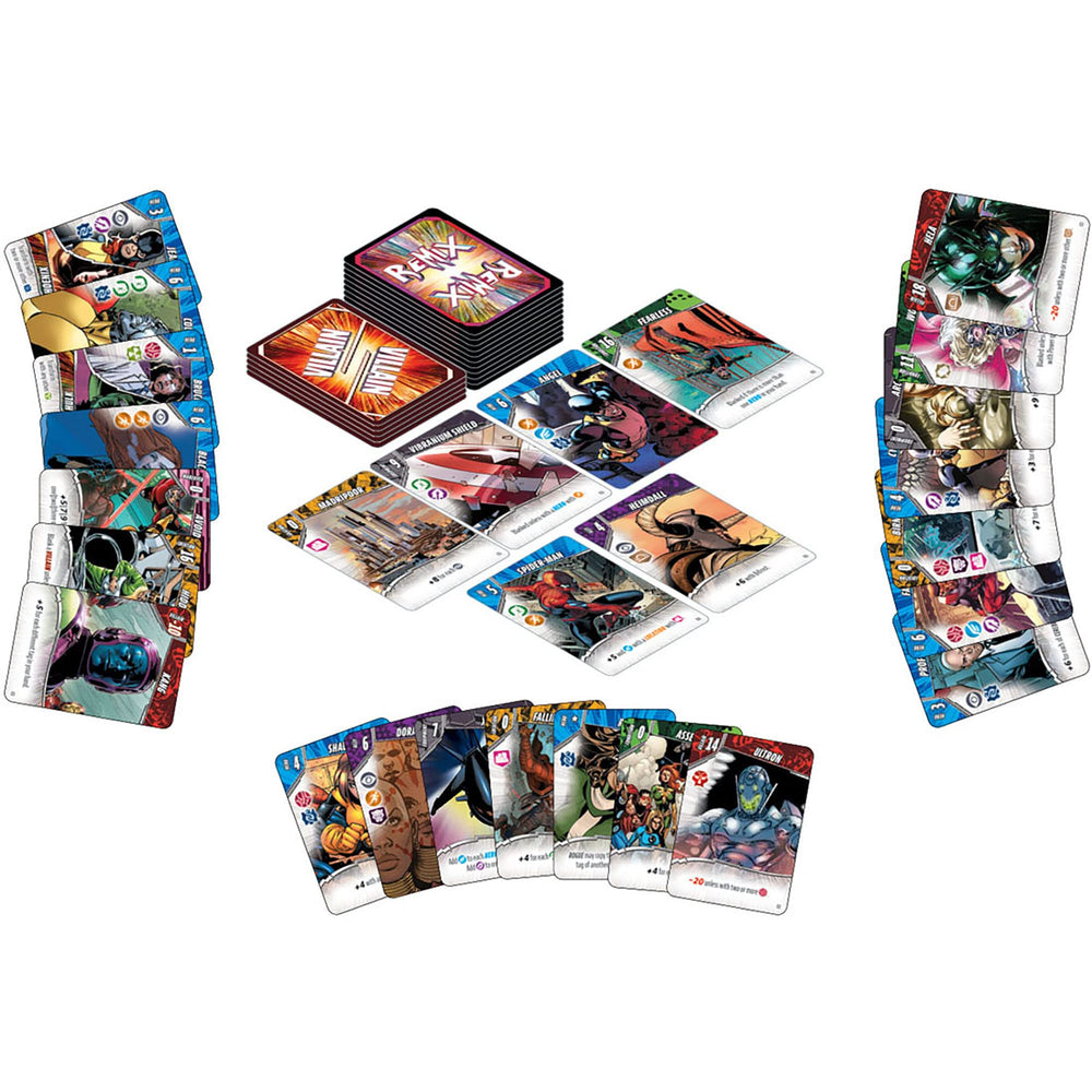 WizKids Marvel Remix deck-building synergy shows powerful combinations