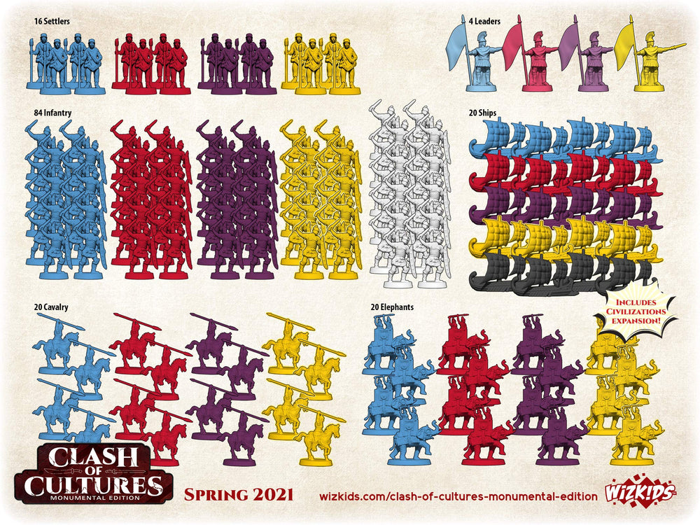 WizKids Monumental Edition dice pack adds tactical combat variability