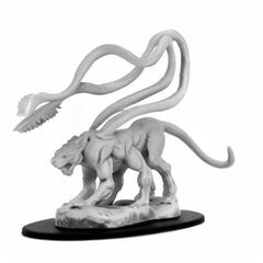 WizKids Nolzur’s unpainted Displacer Beast—ready for tabletop painting