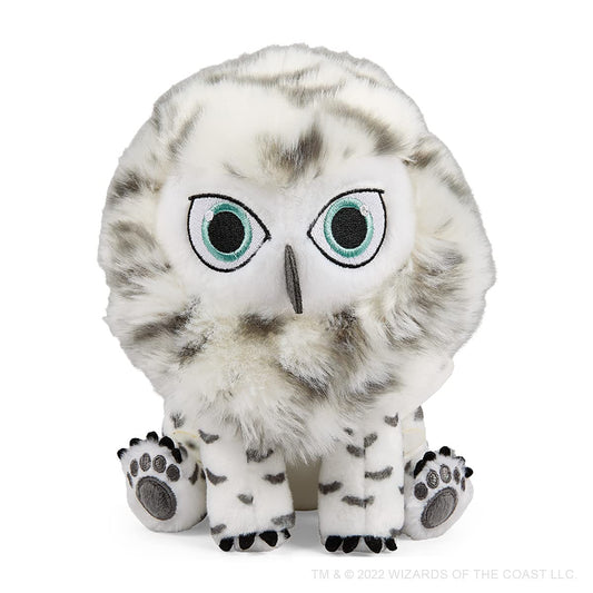 WizKids Owlbear Plush shown up close for cuddling and display benefits.