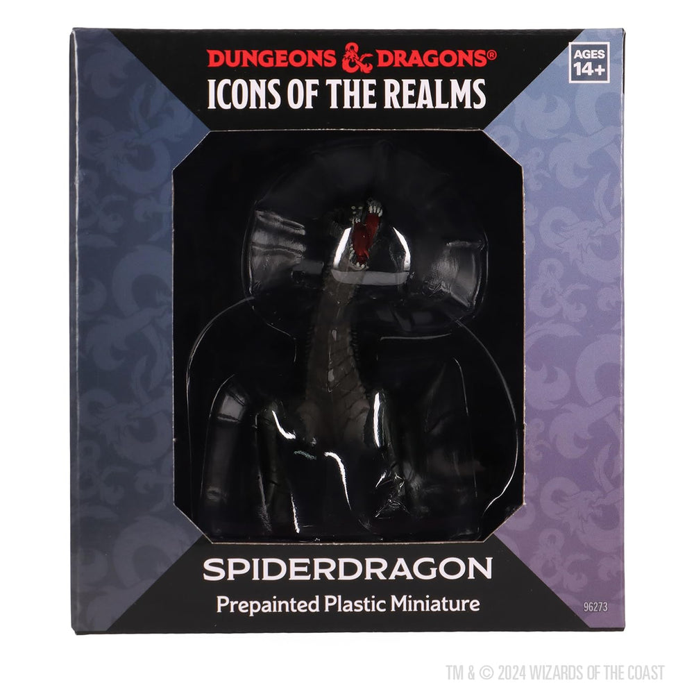 WizKids Spiderdragon boxed miniature in diorama-ready pose for display