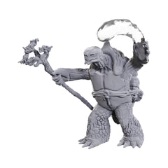 WizKids Tortle Druid miniature ready to paint for vivid D&D sessions.