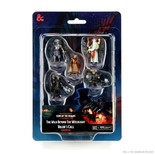 WizKids Valor's Call set box front highlights premium miniatures for ready-to-play D&D.