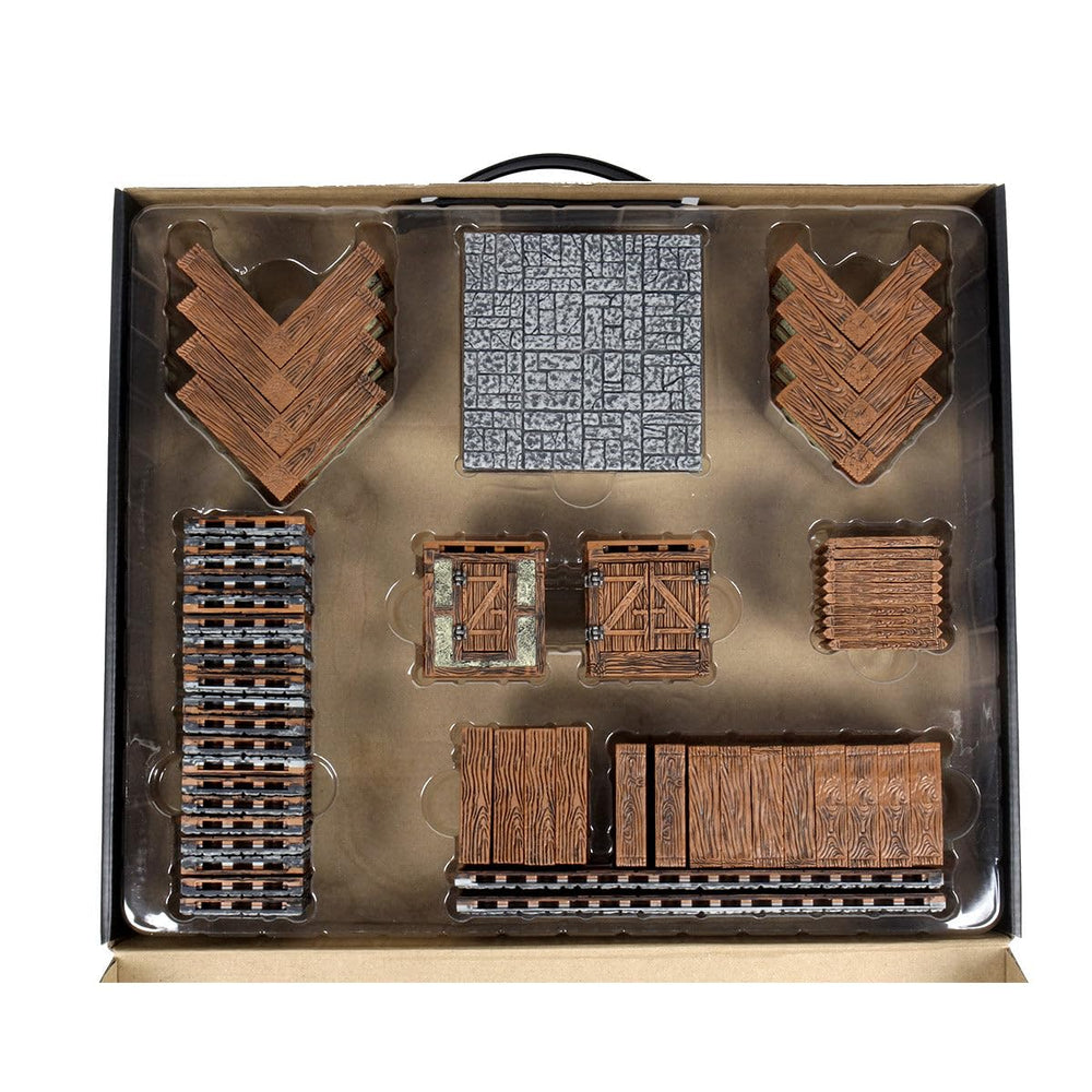 WizKids Warlock Tiles base Town and Village II clip-system assembly for quick setup