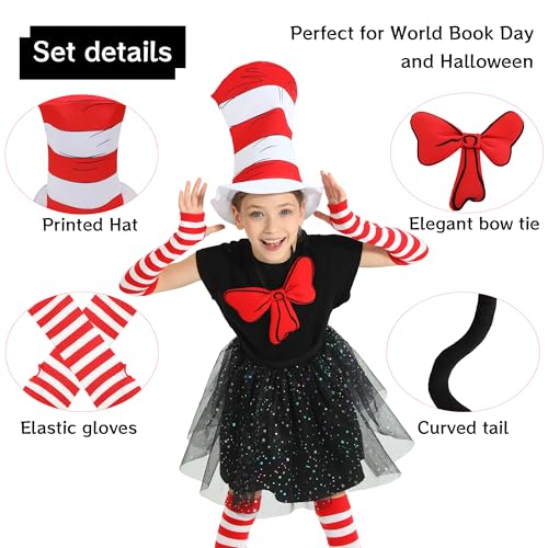 Wizland Kid Cat Hat Kit curved tail enhances playful poses