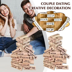 WJNYDIAU Lust Tower solid wood blocks ready for stacking