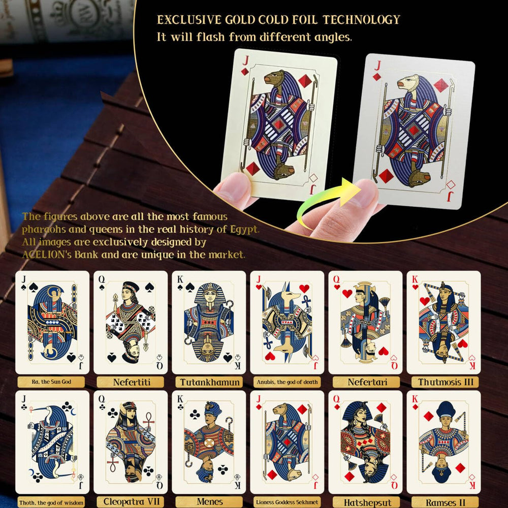 WJPC 54-card deck includes 52 cards and 2 jokers for complete play