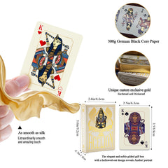 WJPC Flower-cut playing cards with smooth, easy handling