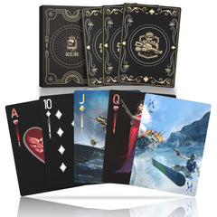 WJPC Warrior playing cards on embossed 300g stock for premium grip