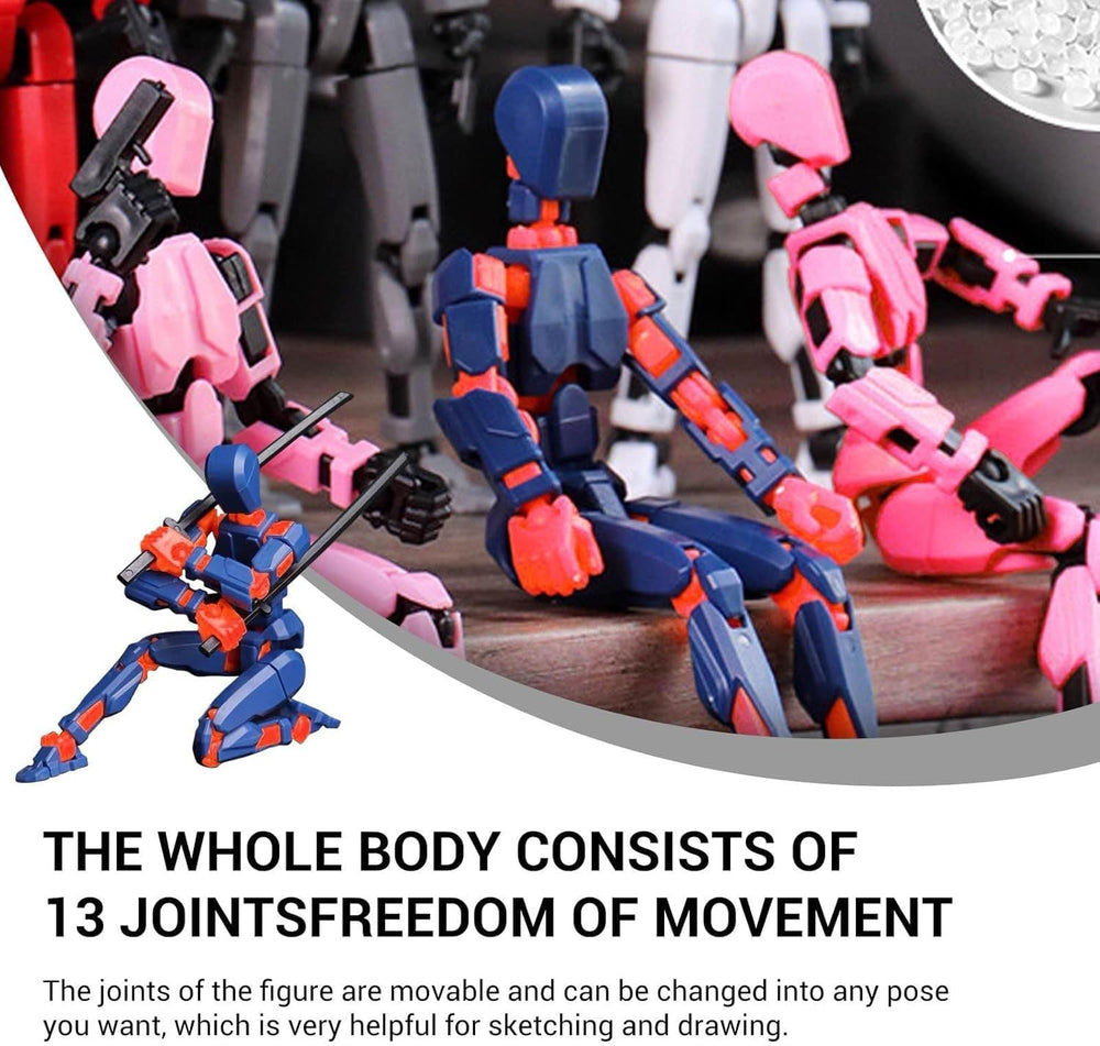 WKSBBTS T13 pink action figure ideal for colorful play and collection.