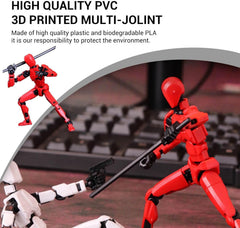 WKSBBTS T13 red action figure designed for lively battles and display.