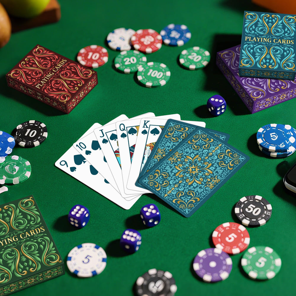 Wkchxd purple deck with standard index for easy readability