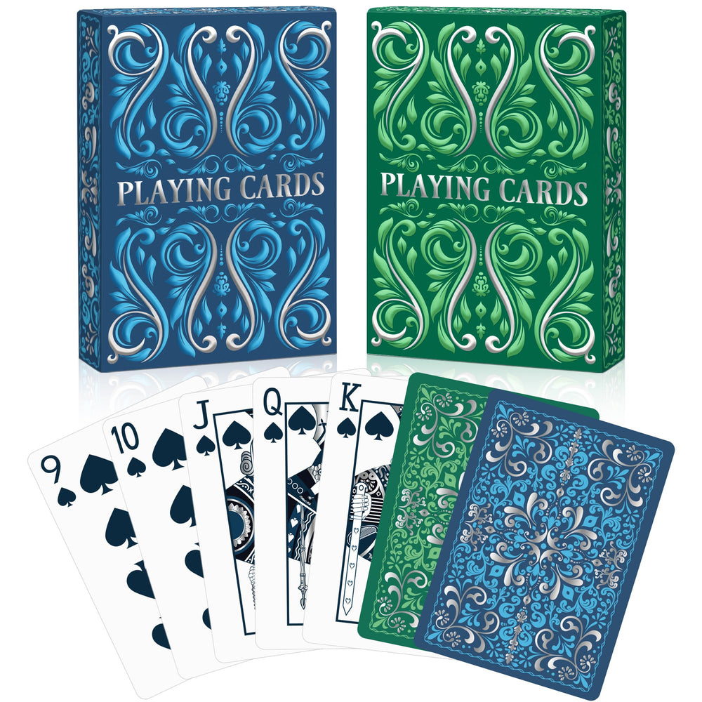 WKCHXD blue deck playing cards for versatile nights and easy shuffles.