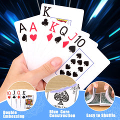 Wkchxd playing cards senior-friendly design supports inclusive gameplay.