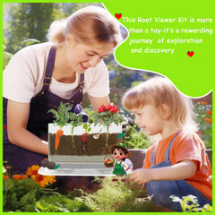 WKLOUYHE Root Viewer Kit transparent observation window supports hands-on exploration.