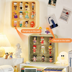 WMM adjustable display stand with pink finish enables easy, secure viewing of your figures.