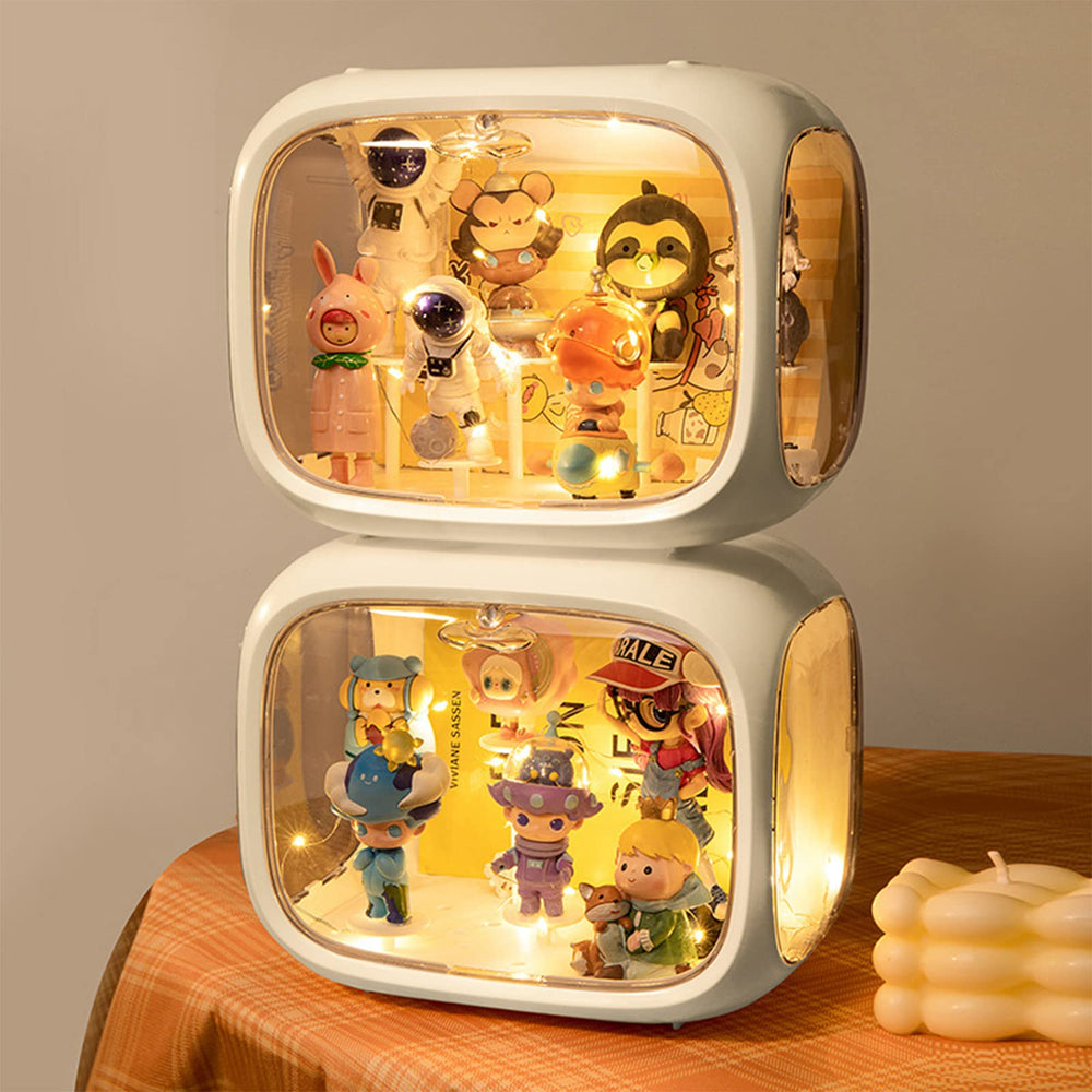 WMM display case dimensions 9.5 by 6 by 7.5 inches for compact display.