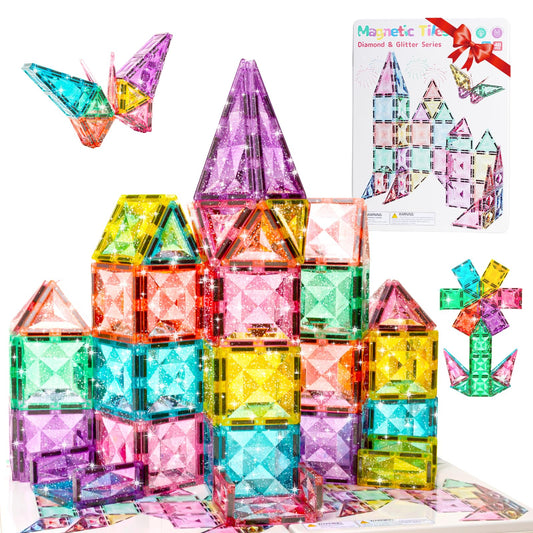 WMXDU large pastel magnetic tiles for bright, creative building sessions.