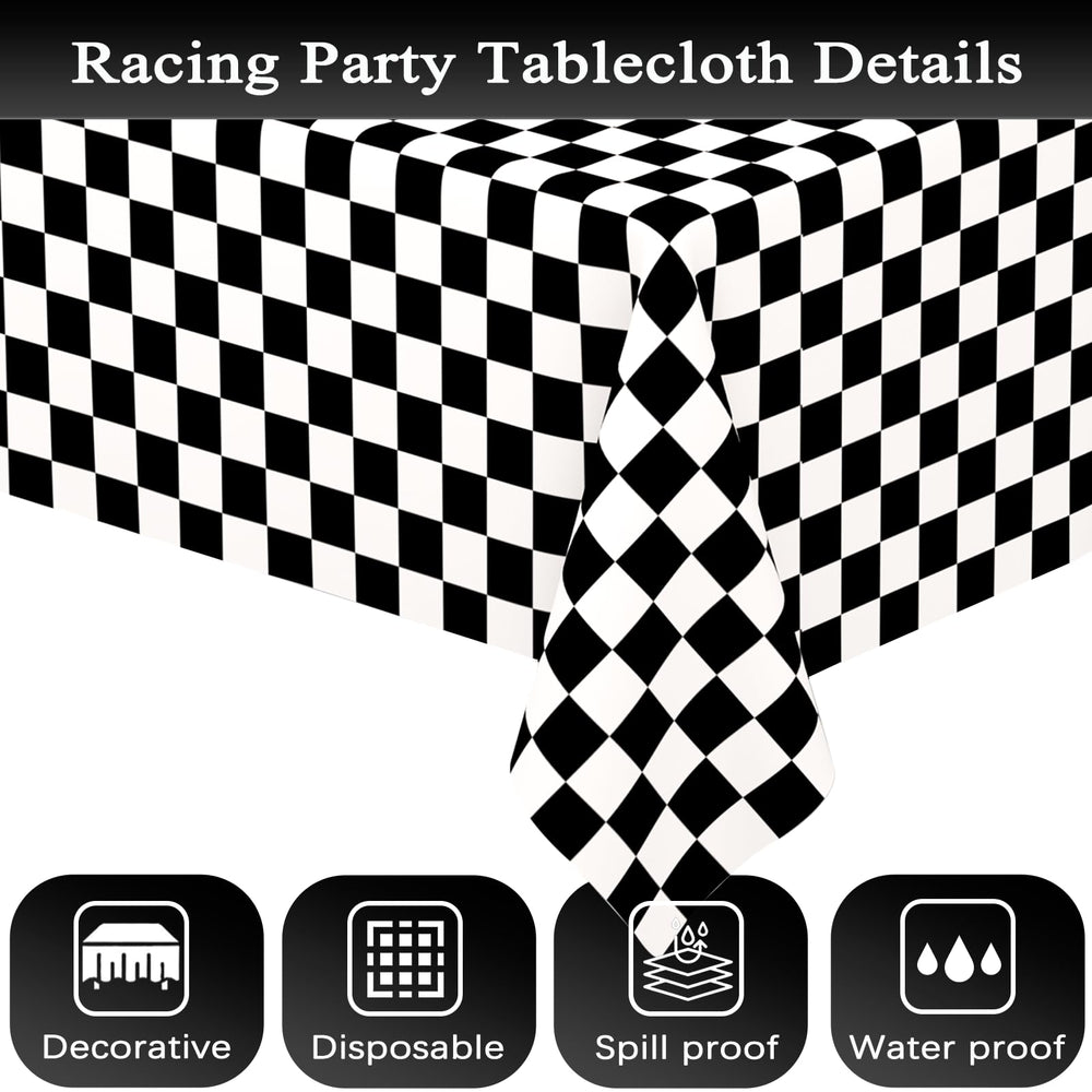 WNINK waterproof tablecloth on table surface enables quick cleanup.