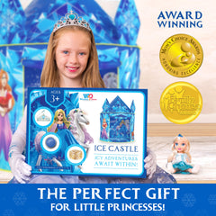 W&O Frozen Princess Tent is versatile for indoor and outdoor play.