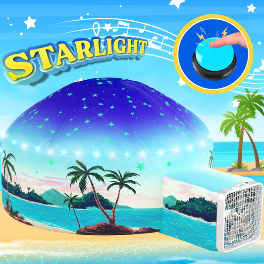W&O Starlit Oasis LED lights brighten cozy nighttime play for kids