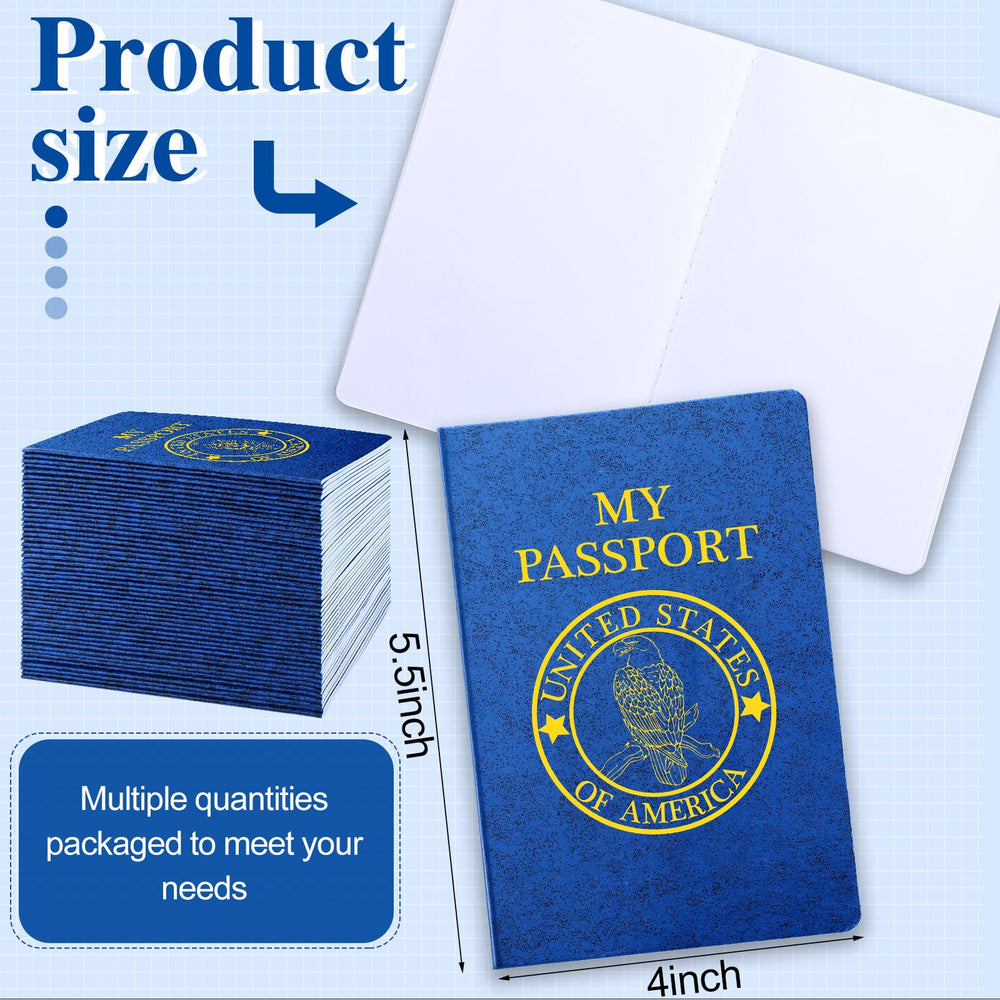 Woanger passport blue cover back, sturdy design for crafts