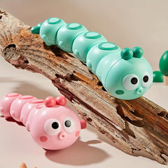 WOBOX crawling caterpillar mechanism shows engaging motion for early development.