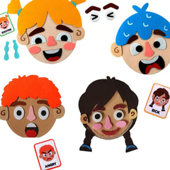 WOBOX emotional face puzzle helps kids recognize expressions through hands-on play