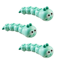 WOBOX wind-up caterpillar toy for toddlers with durable ABS construction.