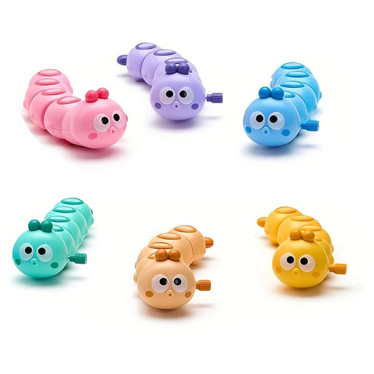 WOBOX windup caterpillar main view showcases bright colors for engaging early STEM play