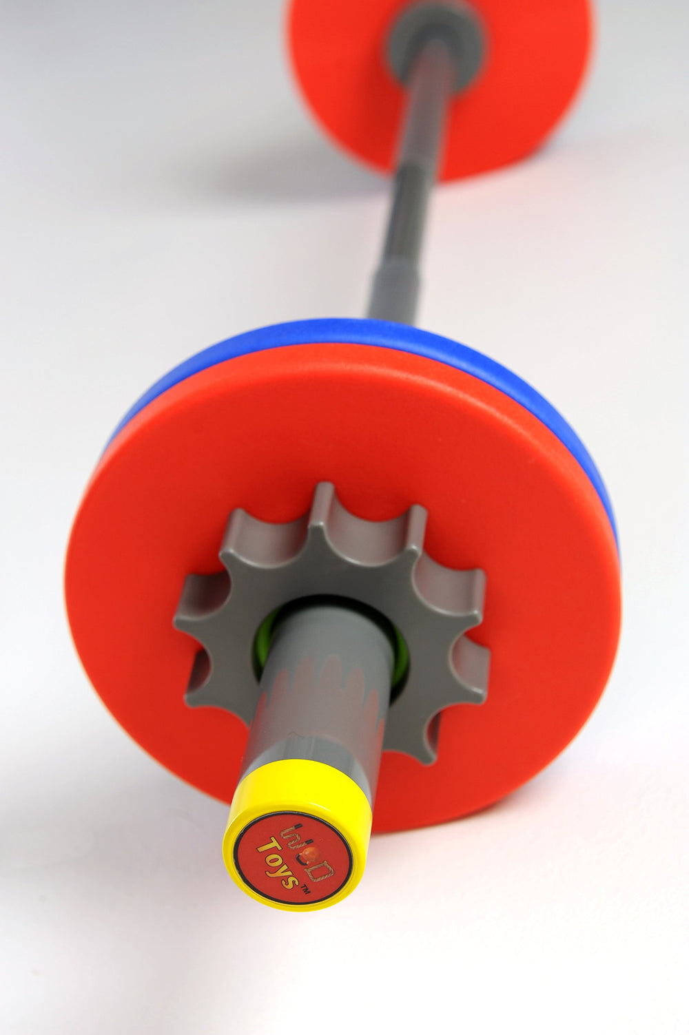 WOD Toys Barbell Mini color plates mini expansion option increases play variety.