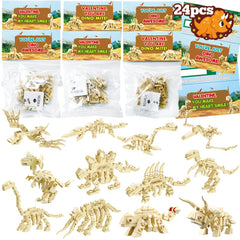 WODMAZ dinosaur building blocks pack displaying varied dinosaurs for imaginative play and Easter gifting