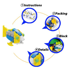 WODMAZ swordfish building block for creative ocean play.
