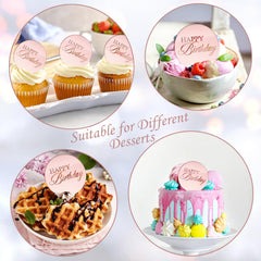Wolpark glossy pink mirror surface catches light for stylish desserts