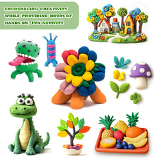 Wolwefa foam clay – ideal for group crafts, boosting creativity and collaboration.