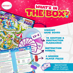 WONDER IT Number Park family-friendly game night setup for home learning