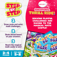 WONDER IT Number Park skateboard pieces used for turn-based learning