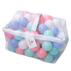 Wonder Space soft pit balls pastel mix for safe sensory play in ball pits.