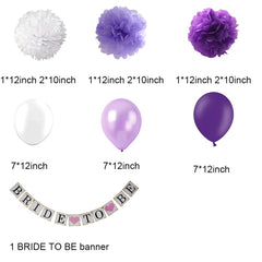 WonderfulShop lavender tissue paper flowers bring soft color and texture to tables.