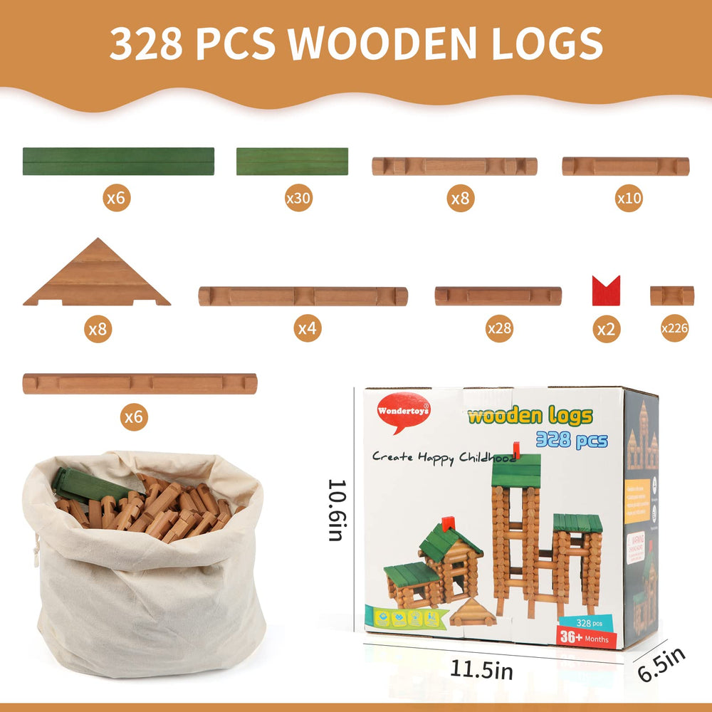 Wondertoys logs support hands on learning with family.