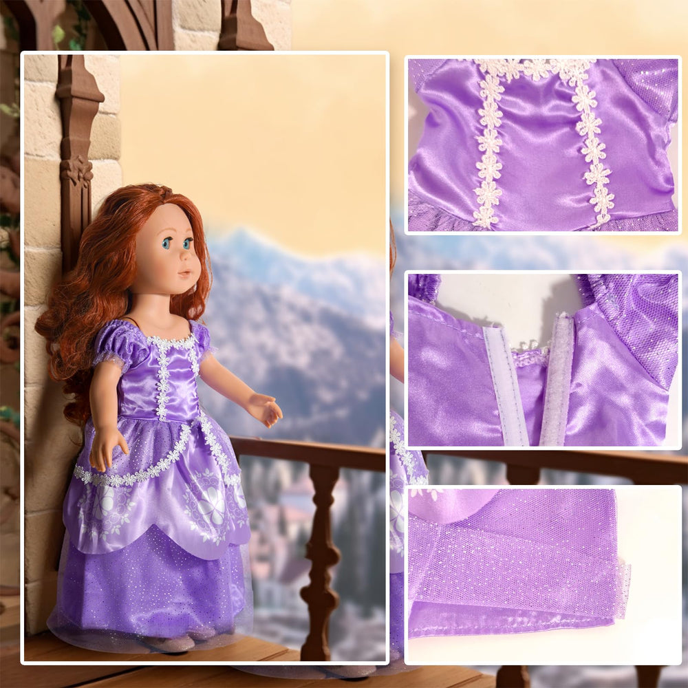WONDOLL universal fit ensures easy dressing for most 18-inch dolls