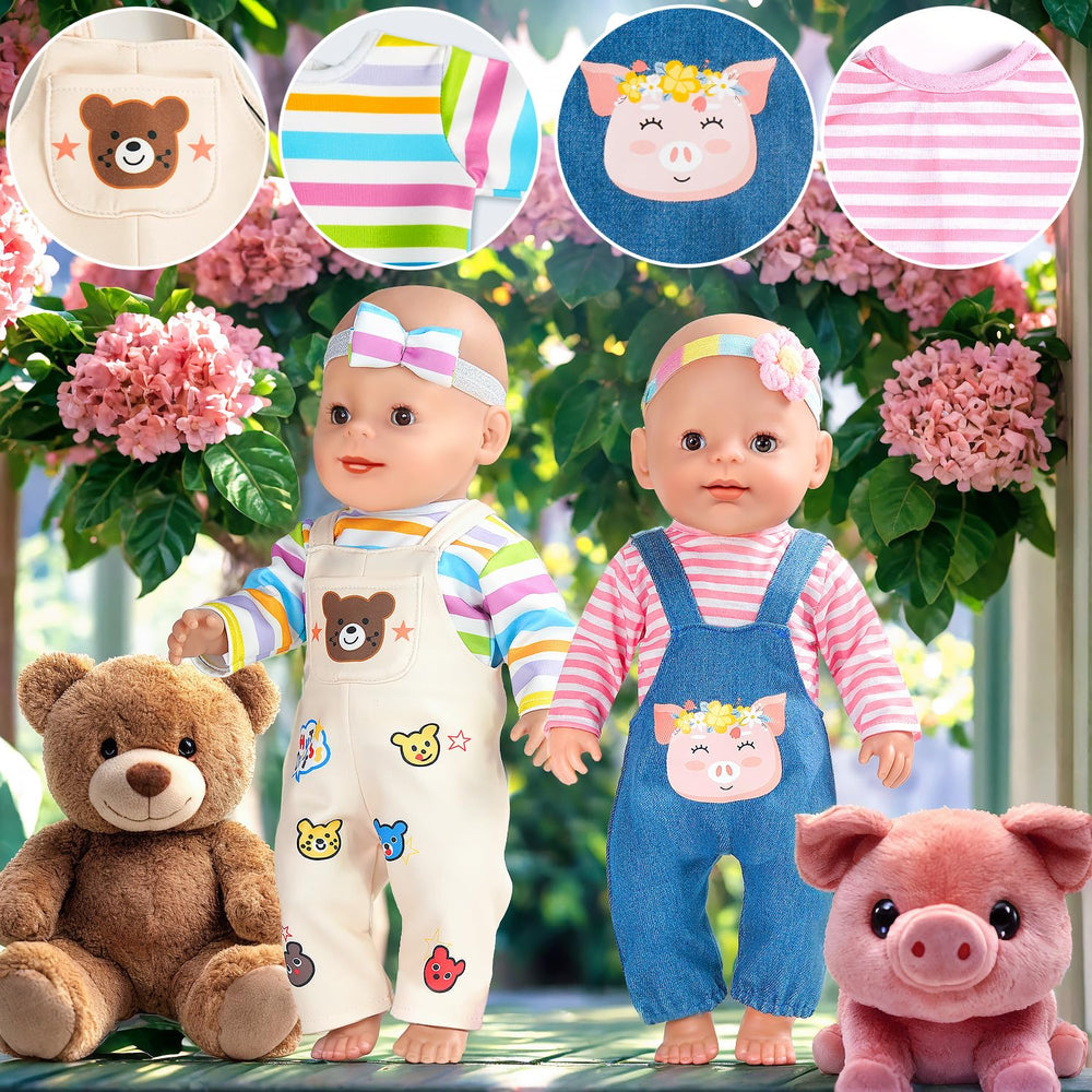 Bright color doll outfits from WONDOLL to spark imaginative play.