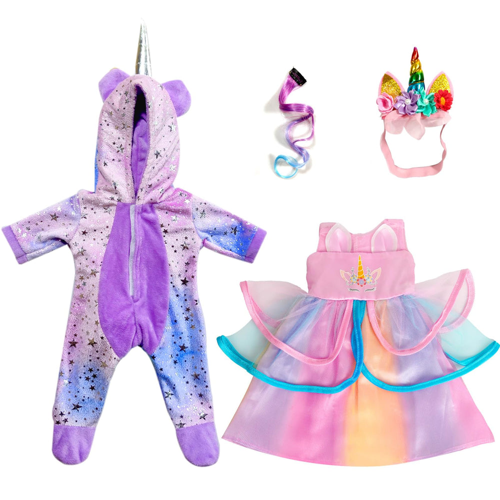 WONDOLL gradient color hair bow adds playful styling for dolls.