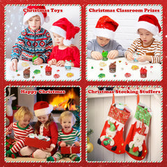 Wondrus slime kit with reindeer and gift charms for party favors.