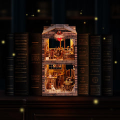 Wondyland Book Nook LED-lit display enhances ambience for evenings or gifting