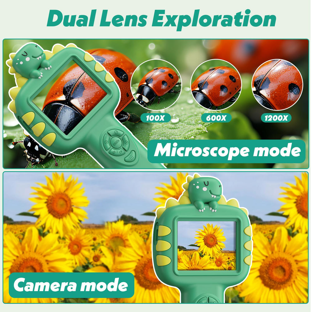 Wonovate handheld microscope with HD screen enables bright observations in dim conditions
