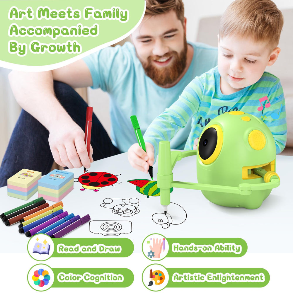 No-projector feature by Wonovate reduces eye strain during drawing sessions.