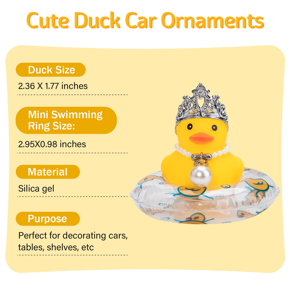 Wonuu car duck squeaks when squeezed for a playful moment in your ride