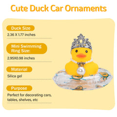 Wonuu car duck squeaks when squeezed for a playful moment in your ride