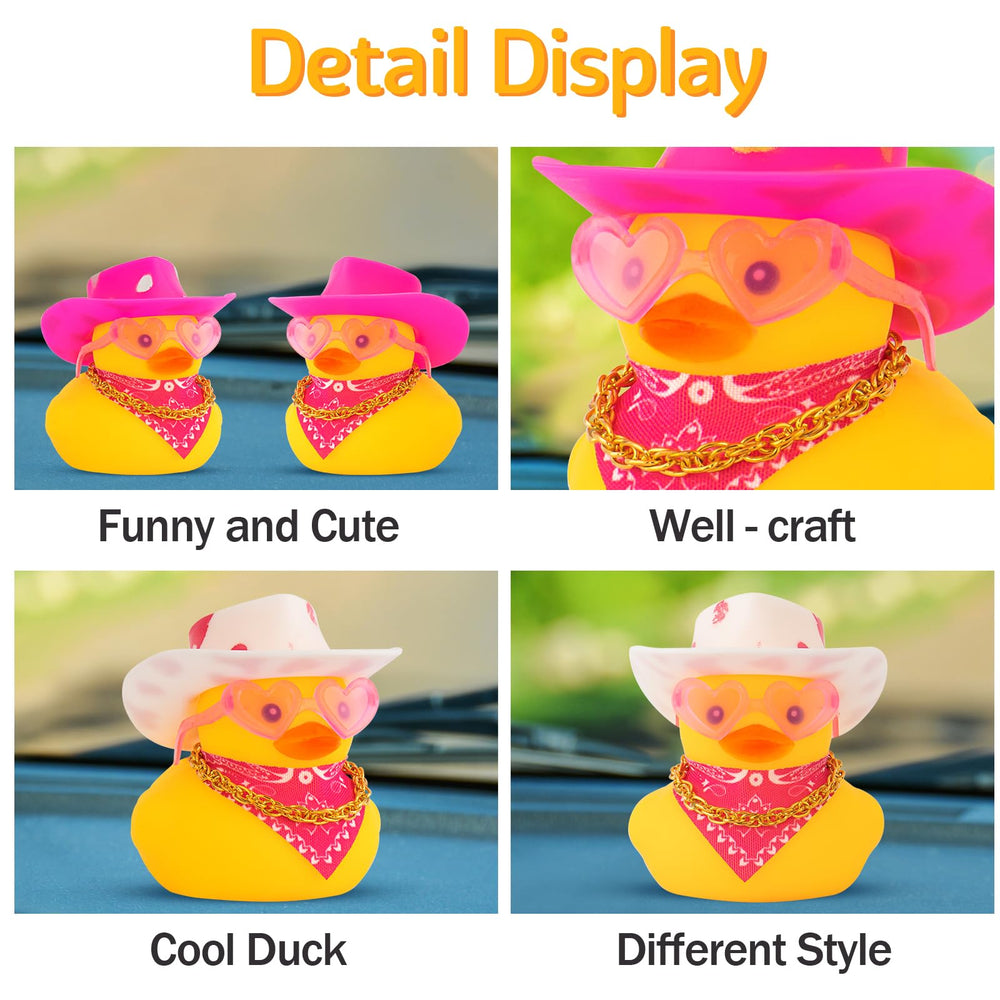 Wonuu duck with hat and accessories secured easily using double sided tape